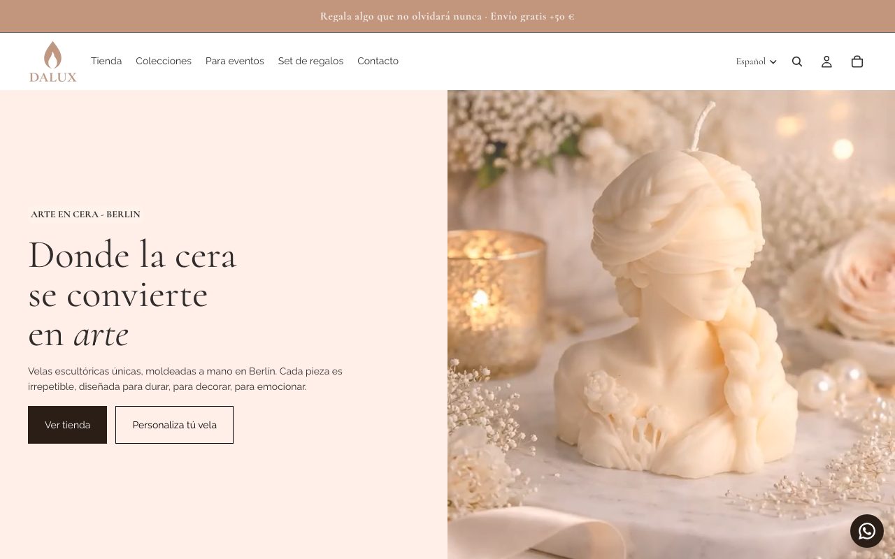 Dalux Candle website