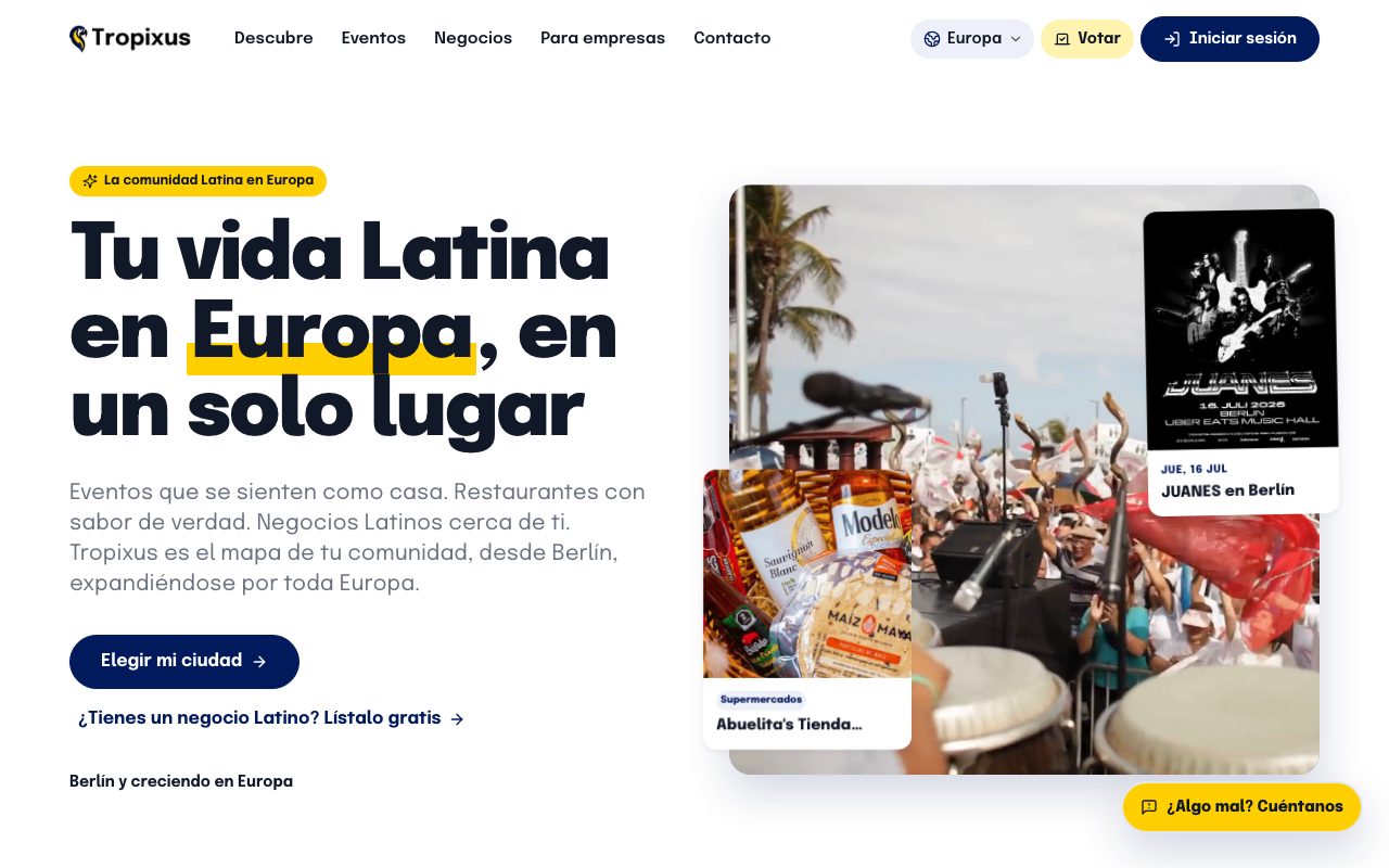 Tropixus website